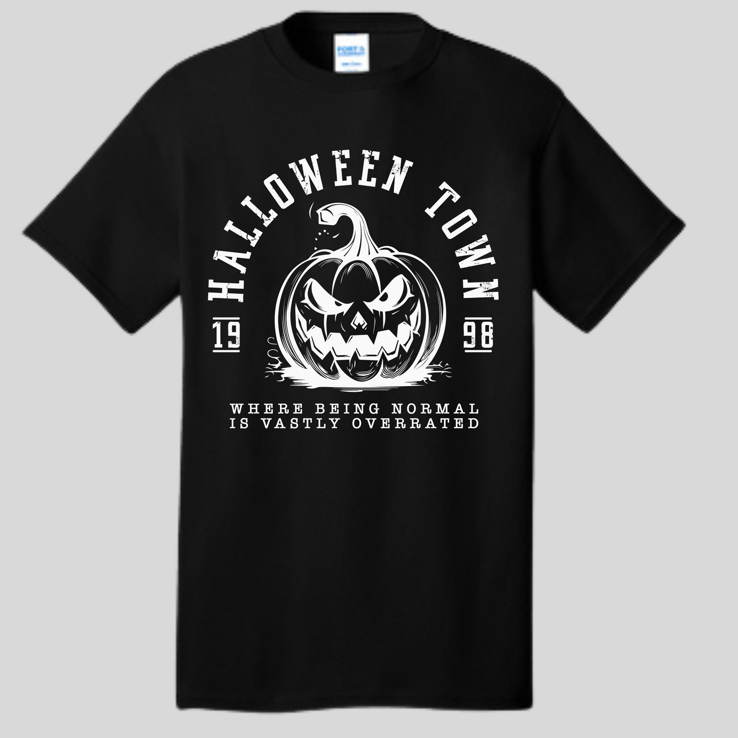 Halloween town ( white print) t-shirt