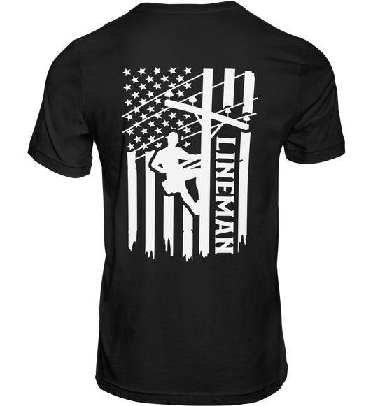 Lineman t-shirt (white print)