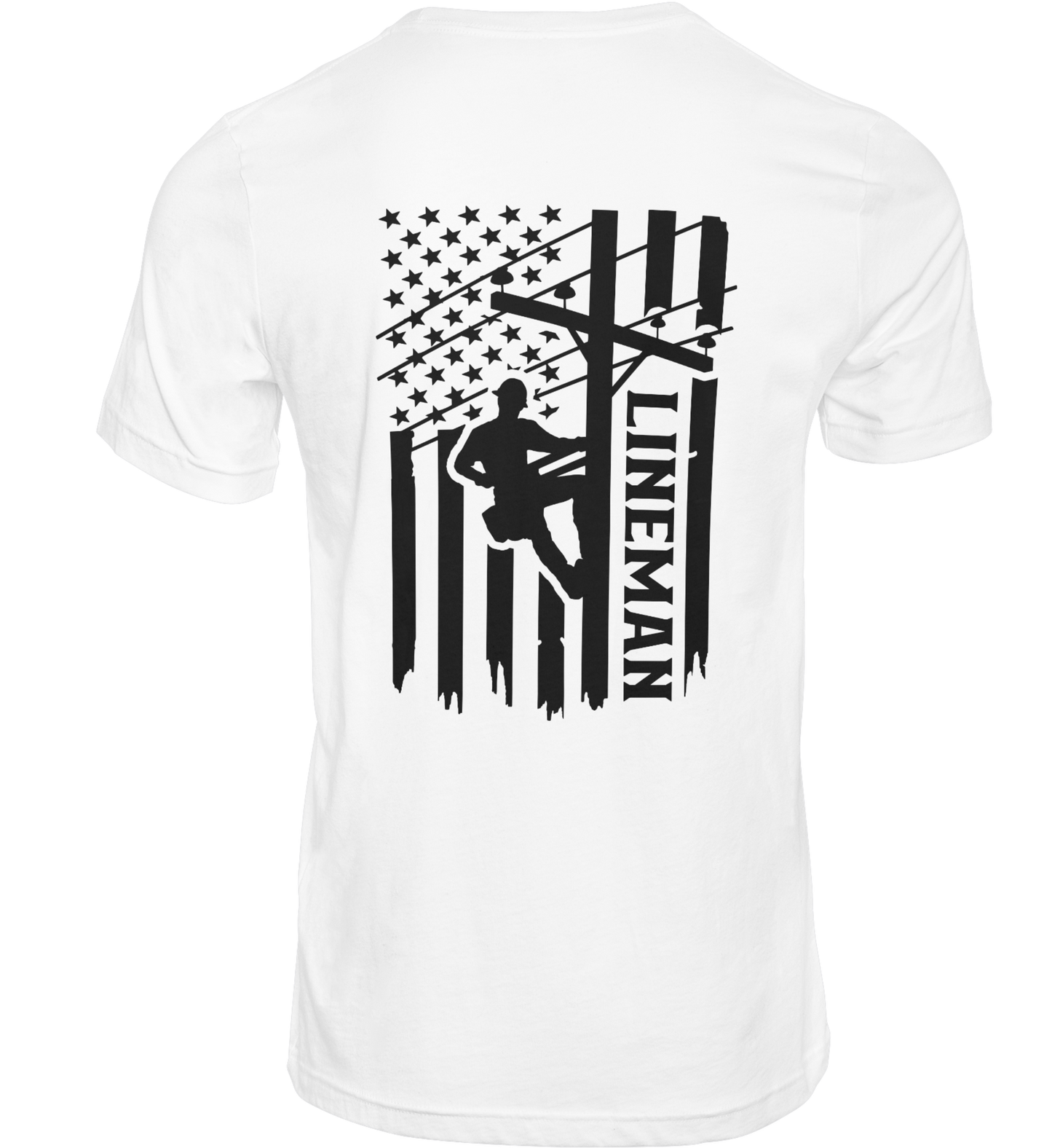 Lineman t-shirt (black print)