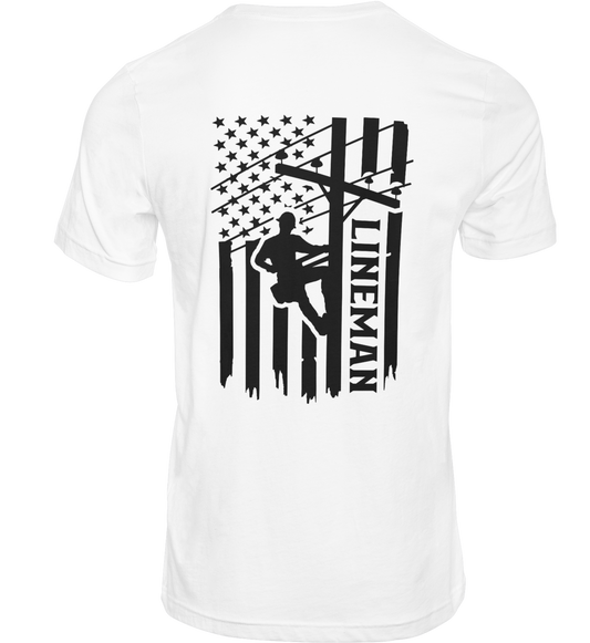 Lineman t-shirt (black print)