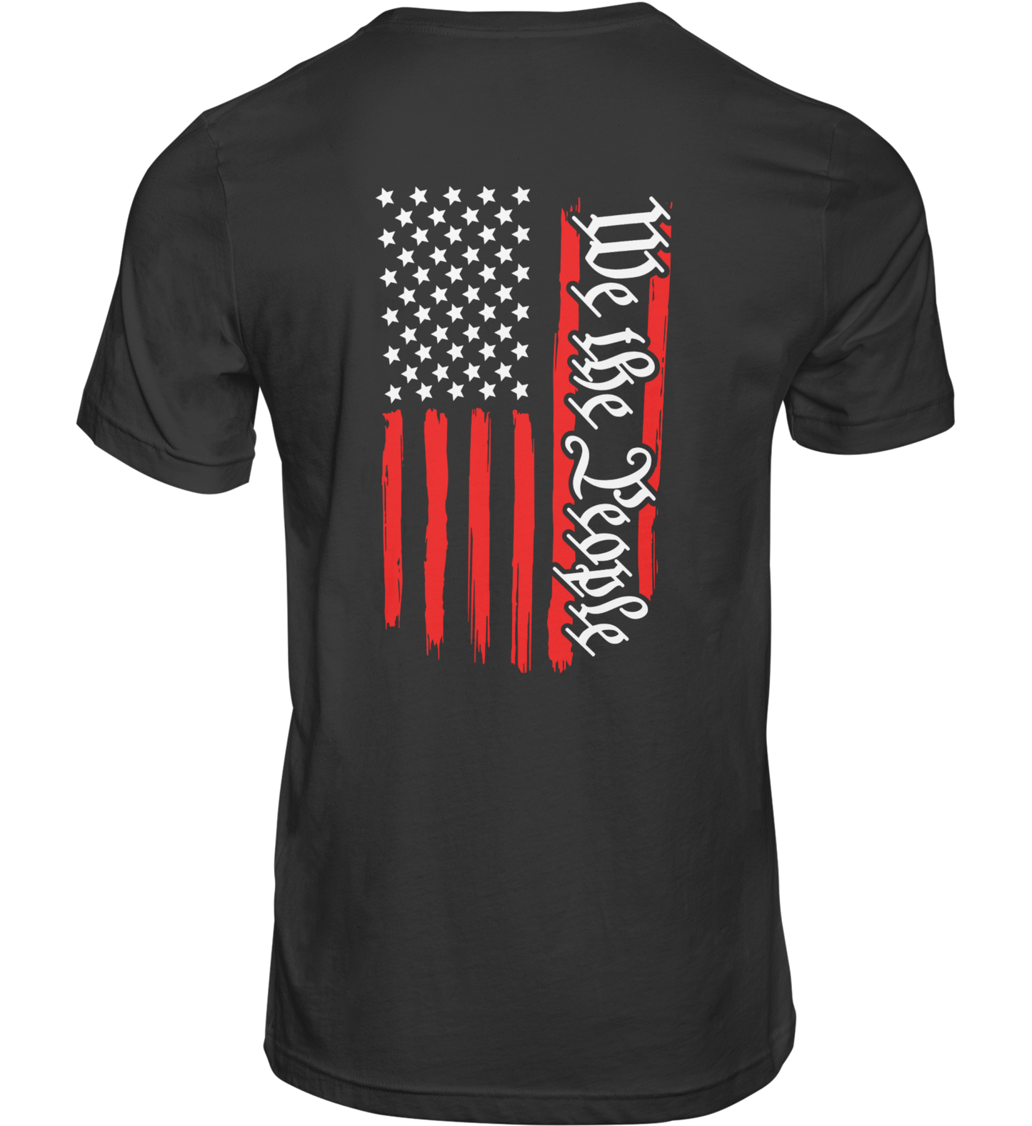 We the people t-shirt (white and red print)