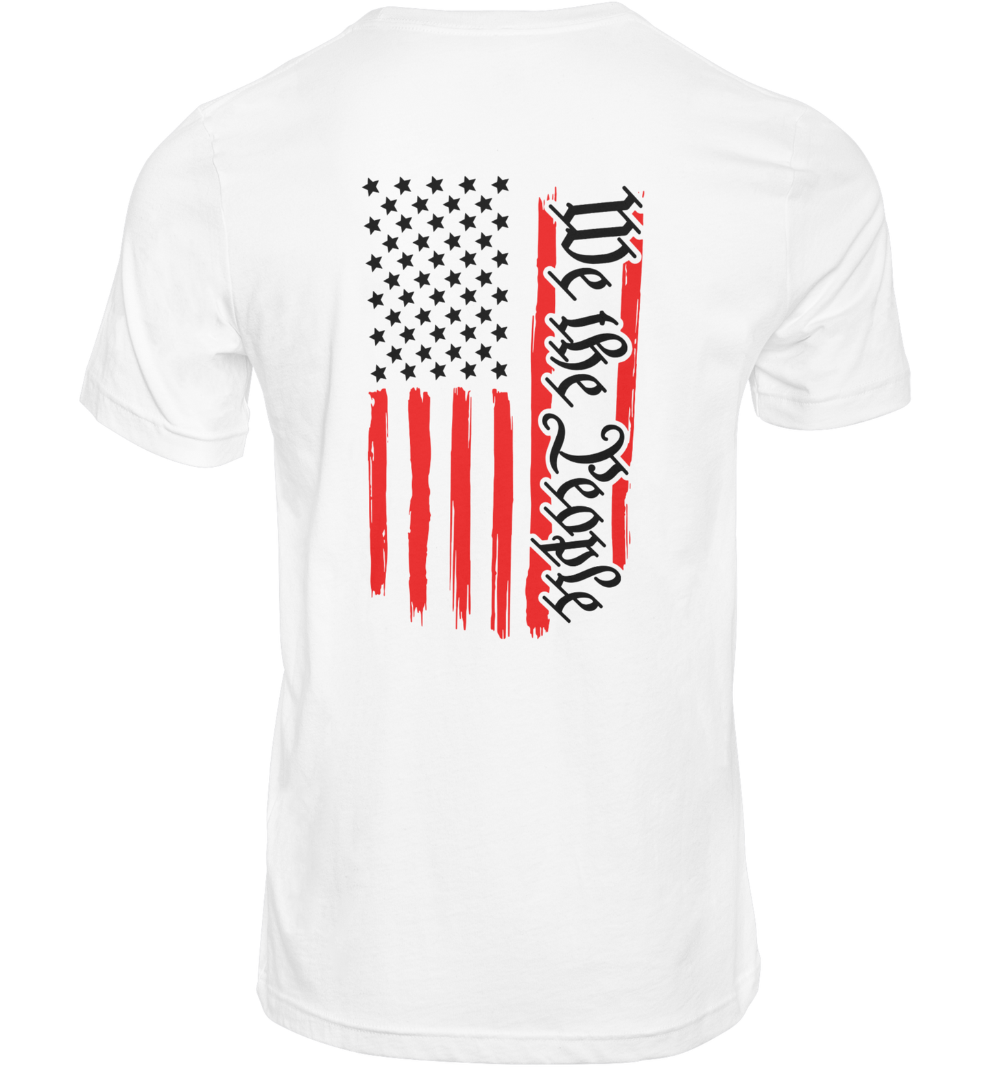 We the people t-shirt ( black and red print)