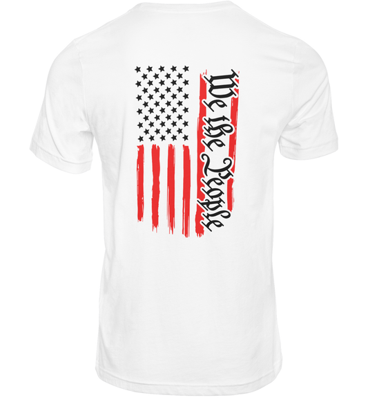 We the people t-shirt ( black and red print)