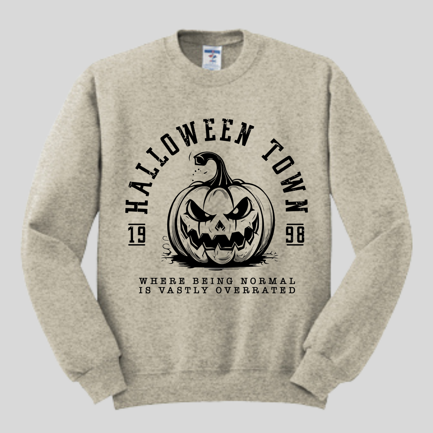 Halloween town (black print) crewneck