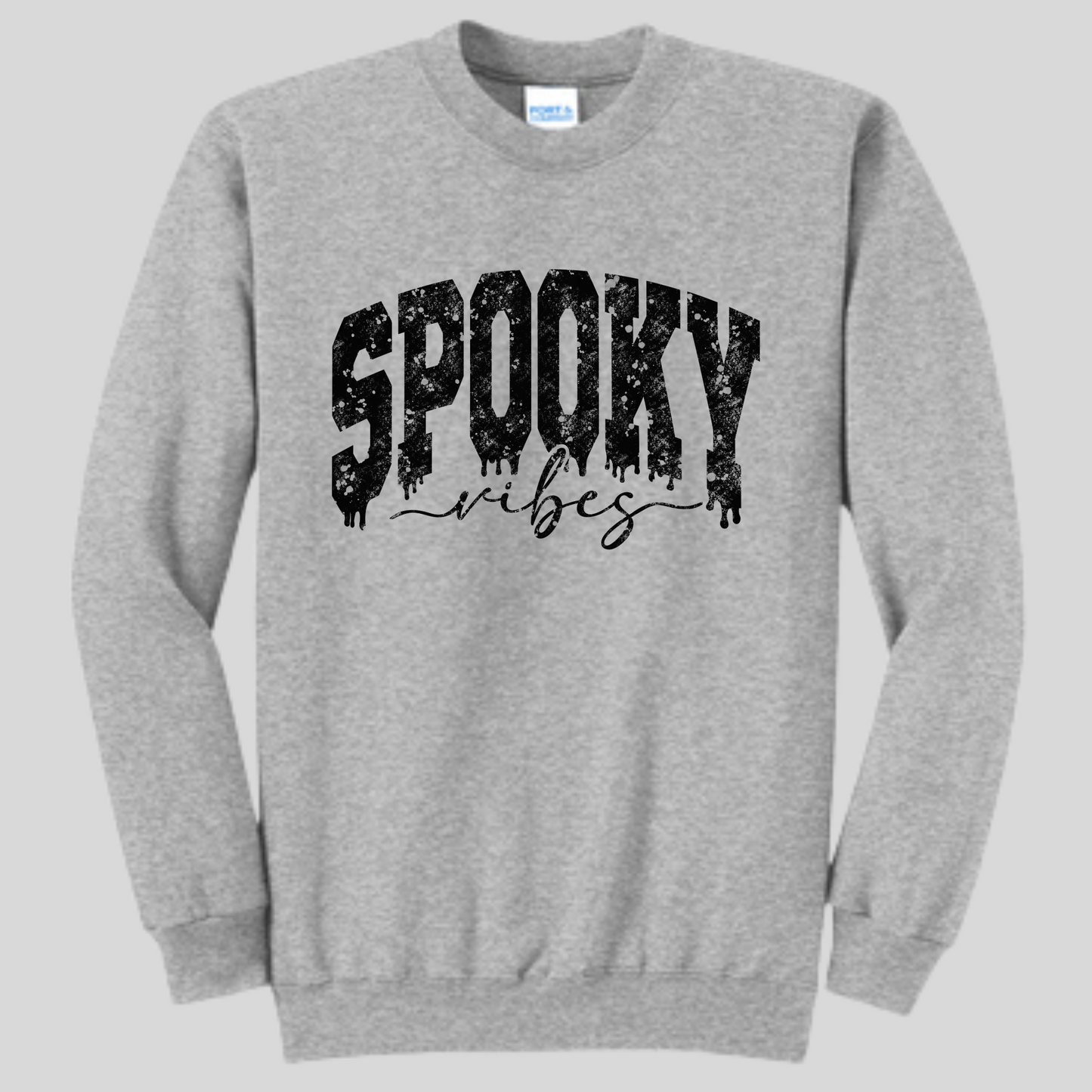 Spooky vibes (black print) crewneck