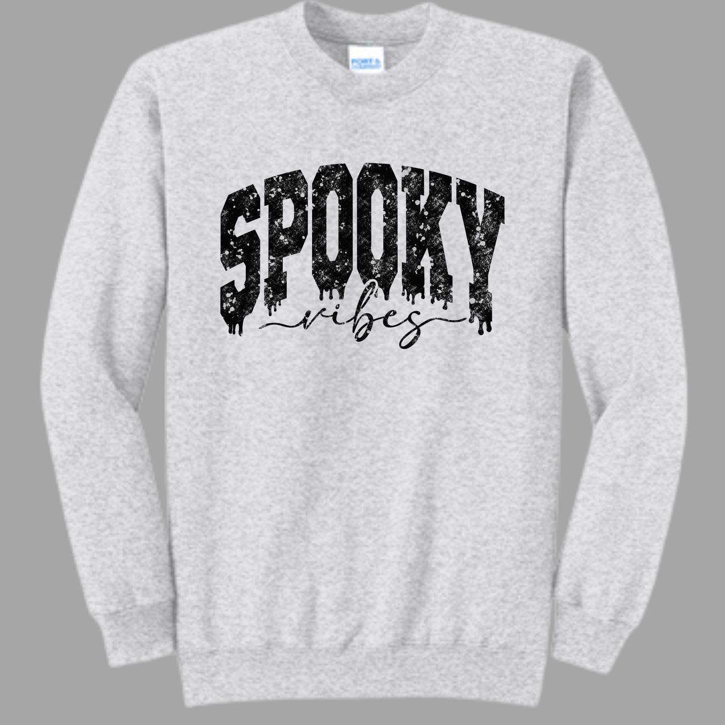 Spooky vibes (black print) crewneck