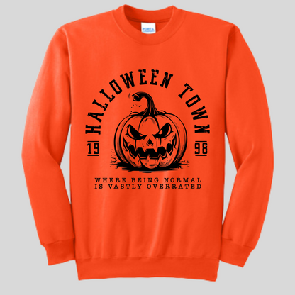 Halloween town (black print) crewneck