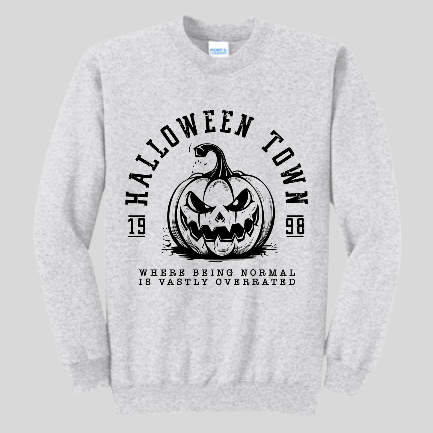 Halloween town (black print) crewneck