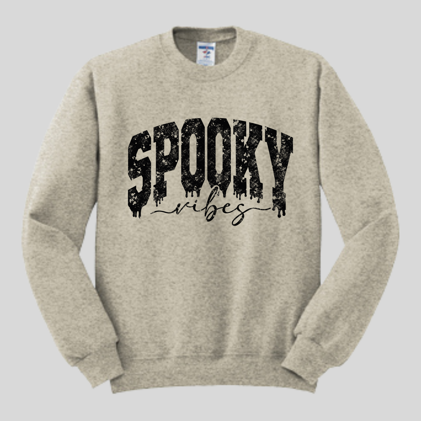 Spooky vibes (black print) crewneck