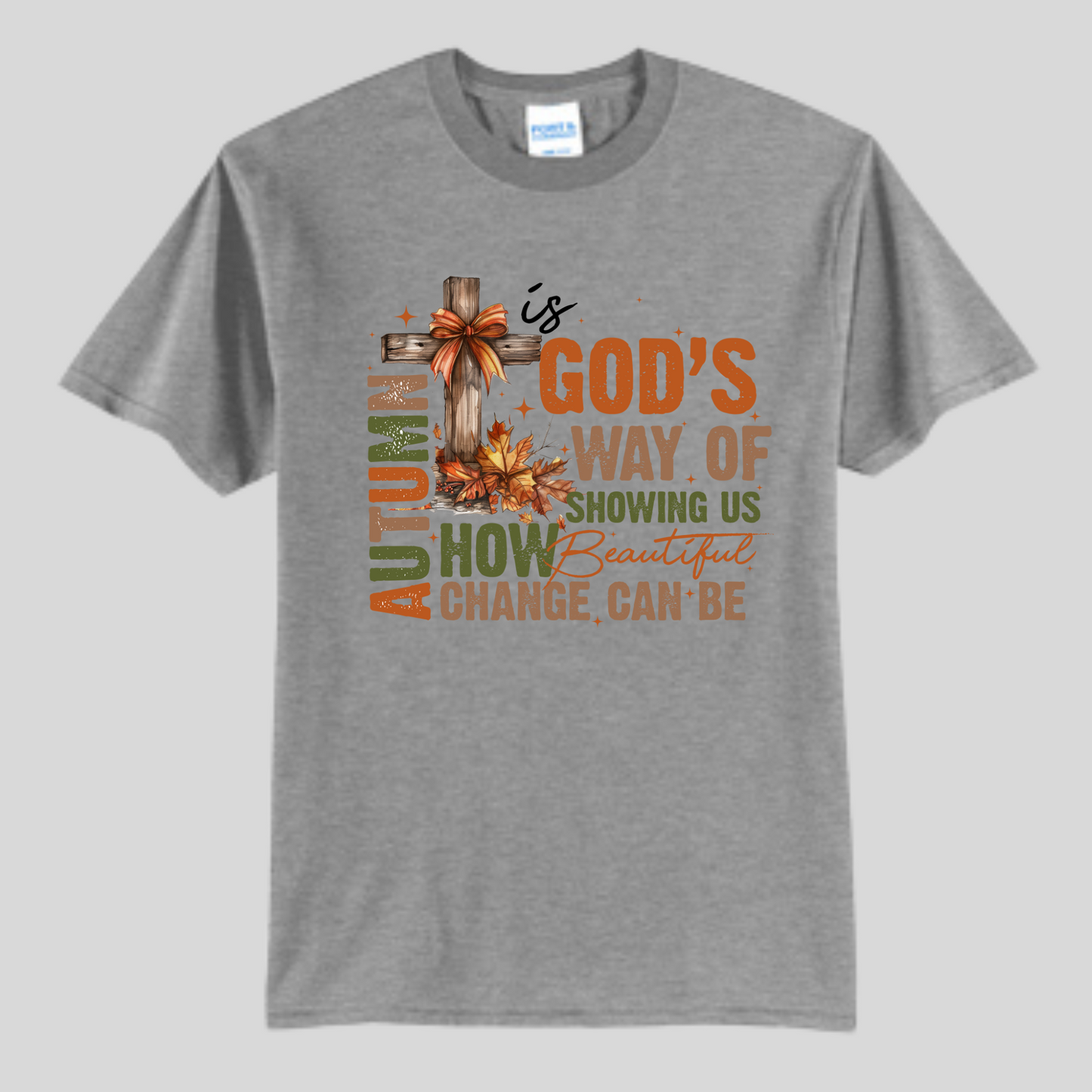 Autumn Gods way of change t-shirt