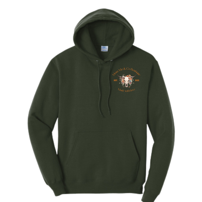 Orange logo Mom-Mo hoodie