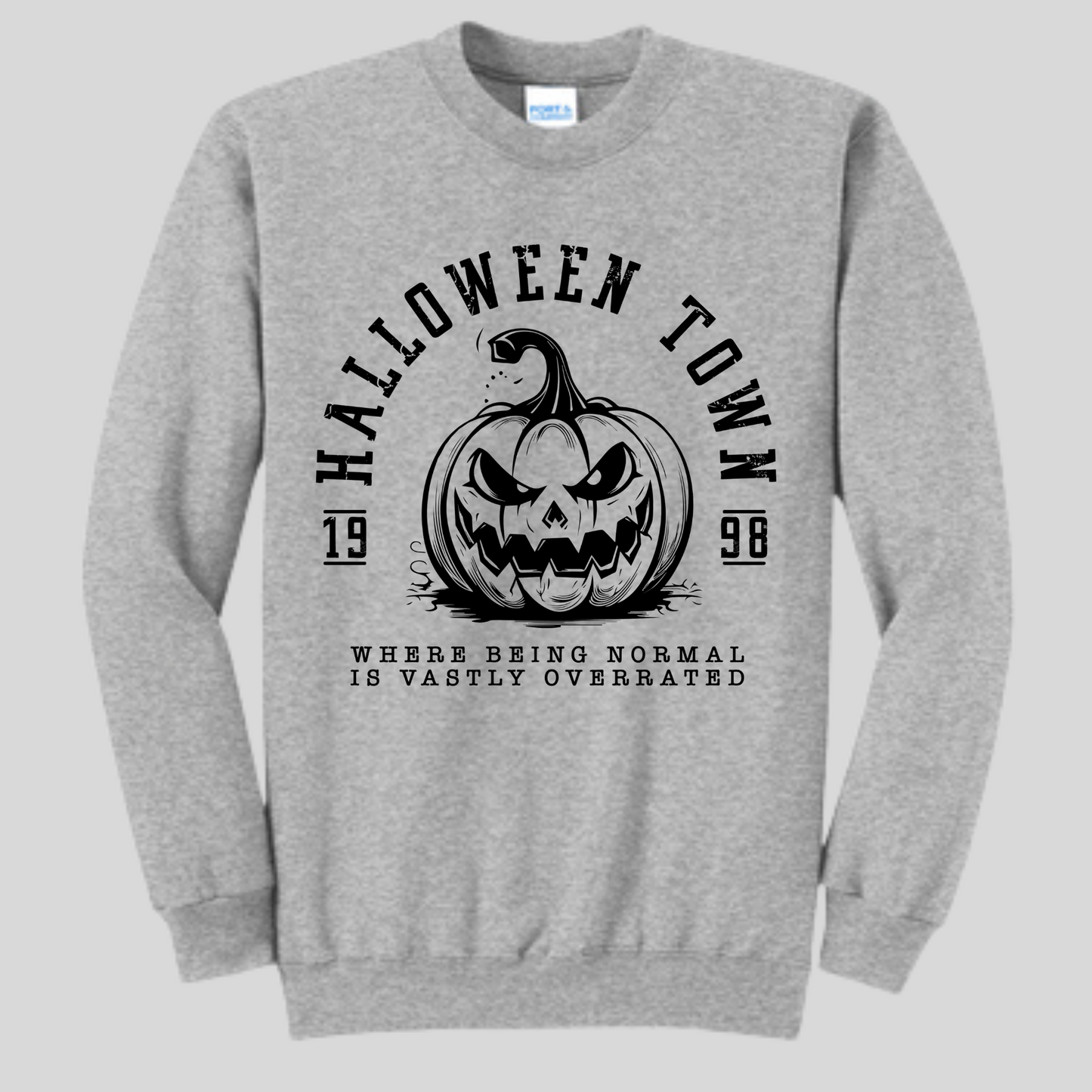 Halloween town (black print) crewneck