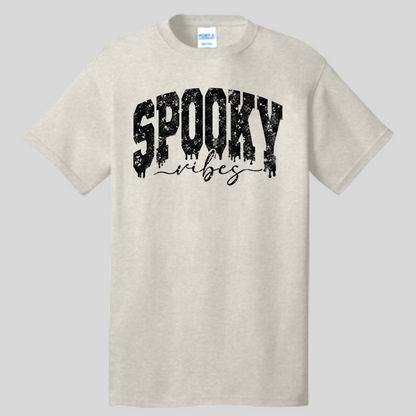 Spooky vibes (black print) t-shirt
