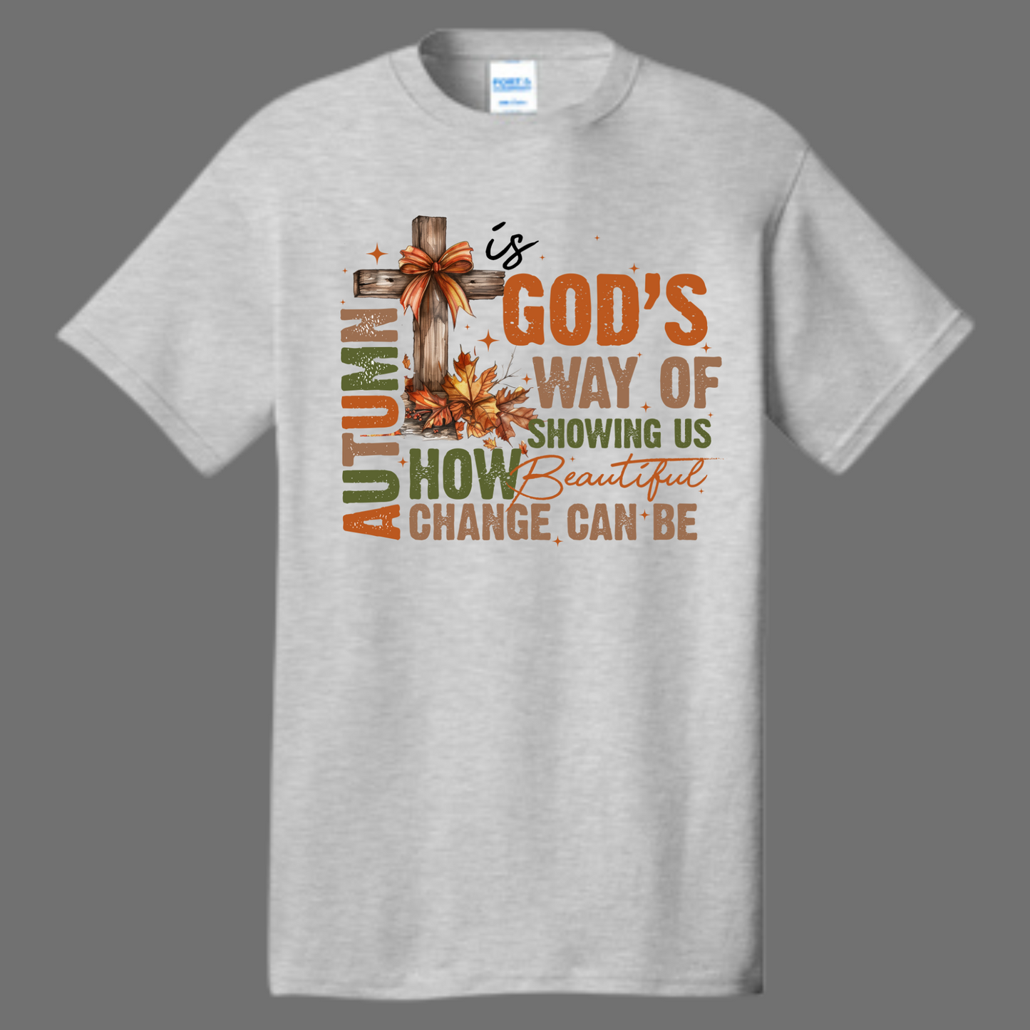 Autumn Gods way of change t-shirt