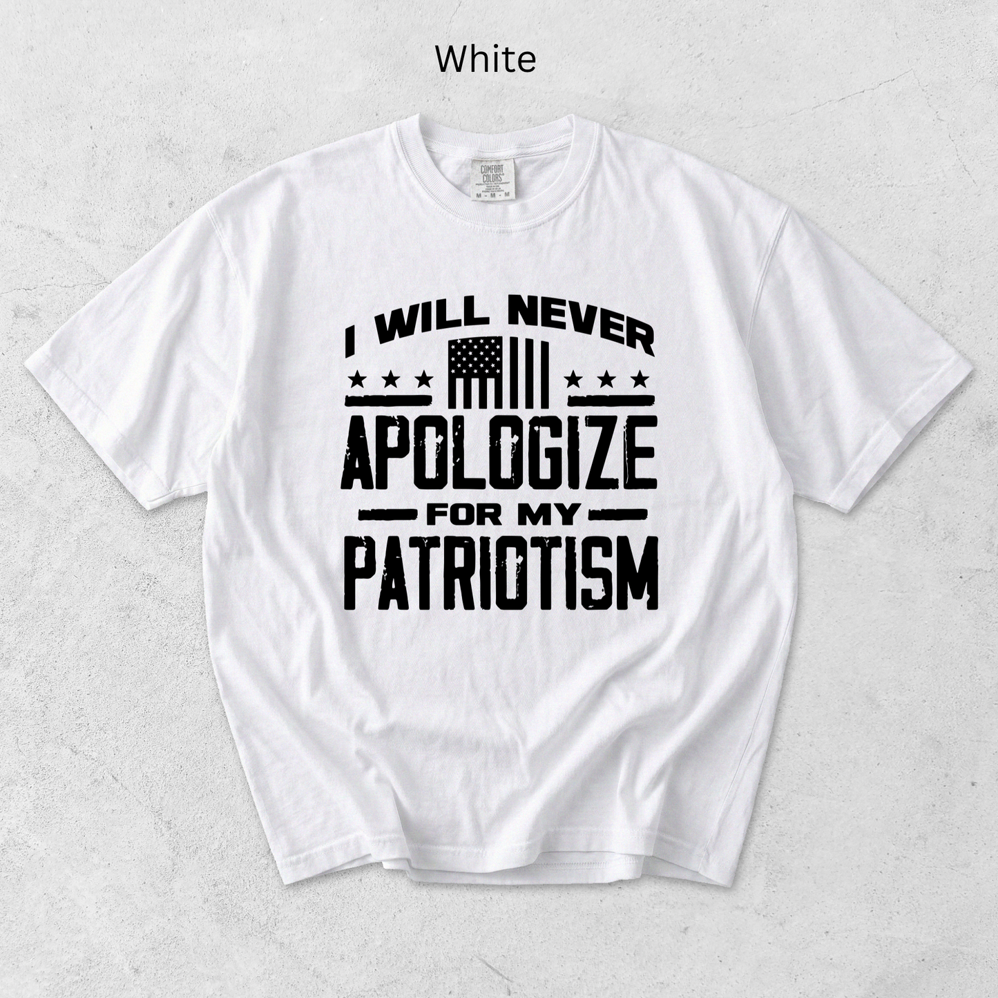 I Will Never Apologize for my Patriotism