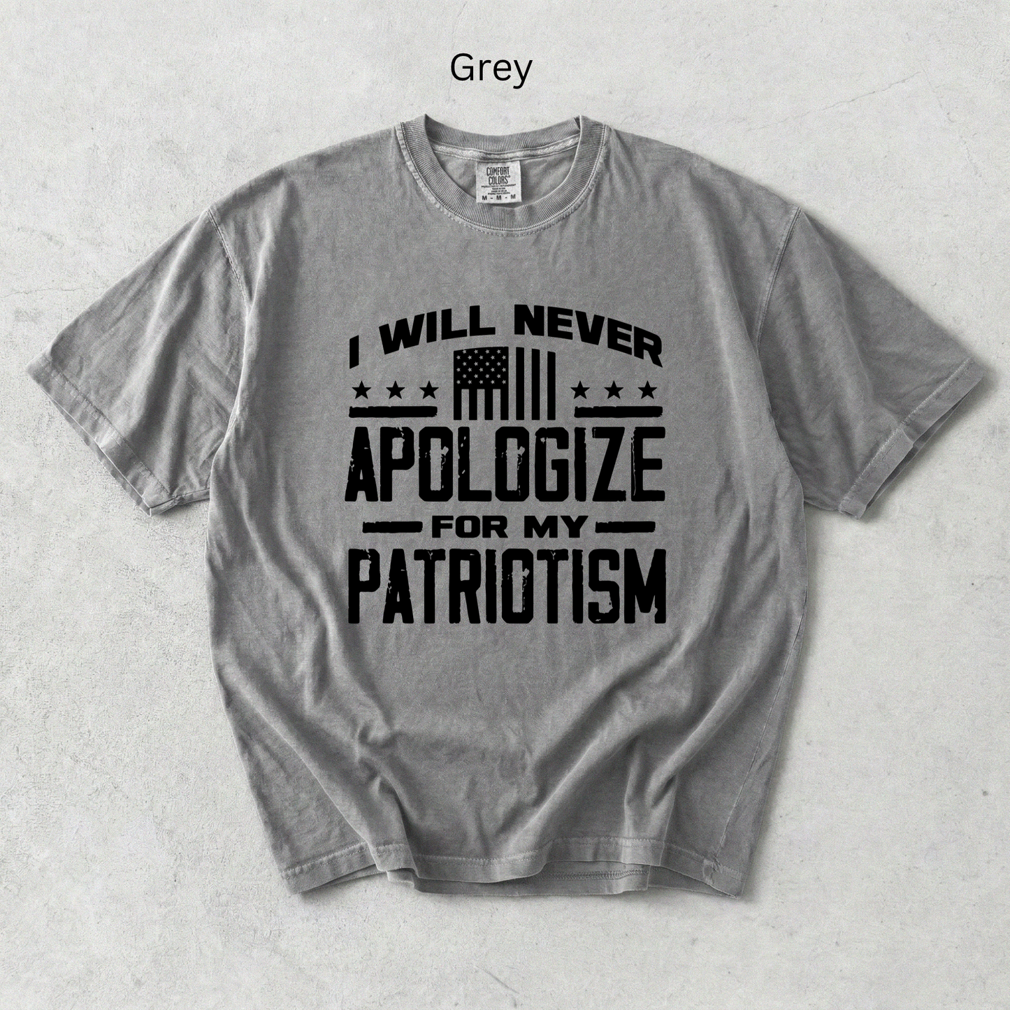 I Will Never Apologize for my Patriotism