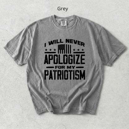 I Will Never Apologize for my Patriotism