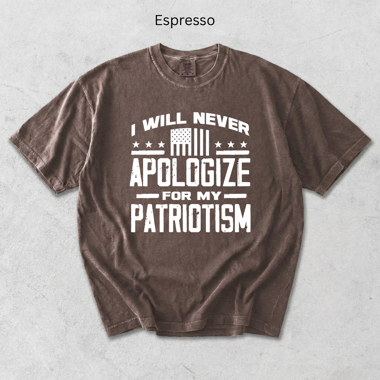 I Will Never Apologize for my Patriotism
