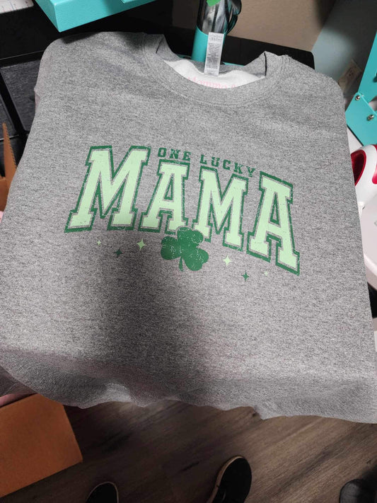 One lucky mama (crewneck)