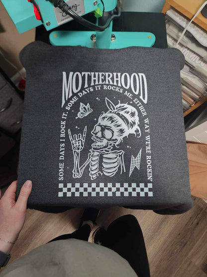 Motherhood skeleton chick ( crewneck)