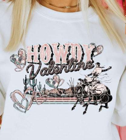 Western howdy valentine