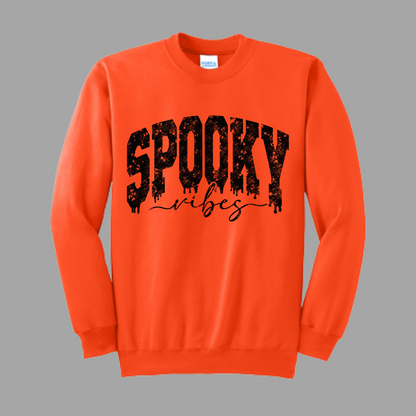 Spooky vibes (black print) crewneck