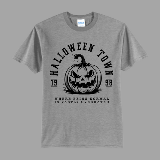 Halloween town ( black print )t-shirt