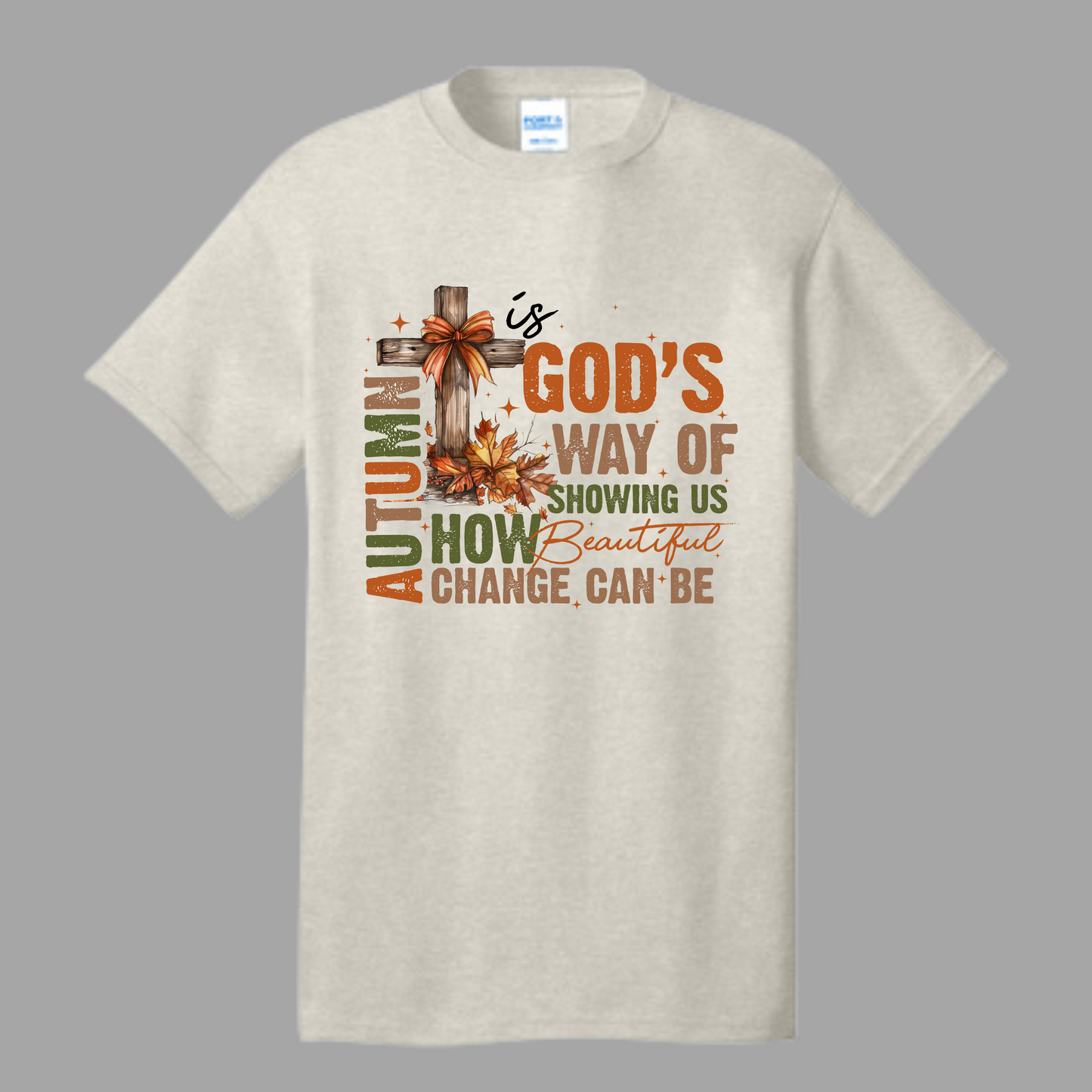 Autumn Gods way of change t-shirt