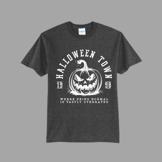 Halloween town ( white print) t-shirt