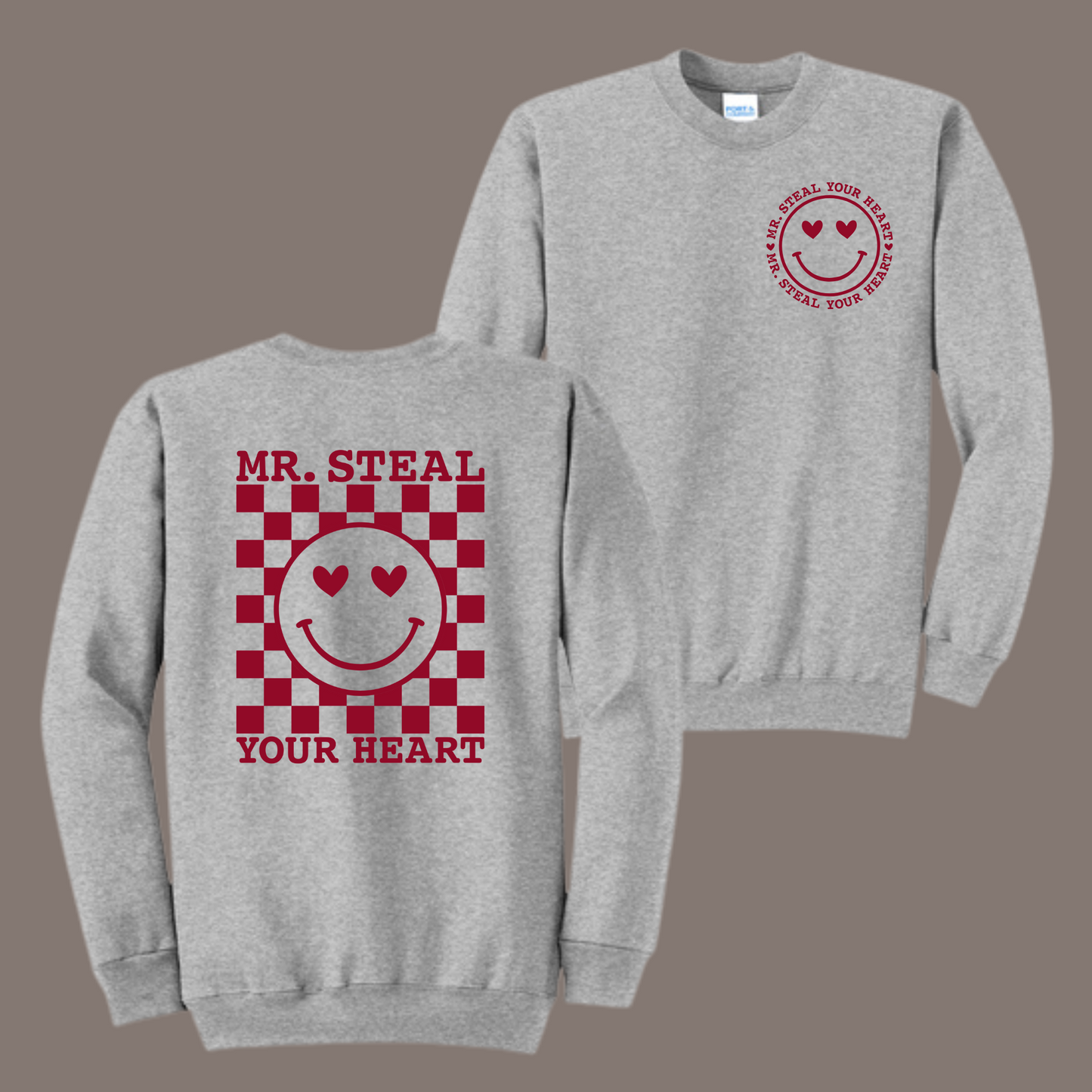 Mr. Steal your heart (kids crewneck)