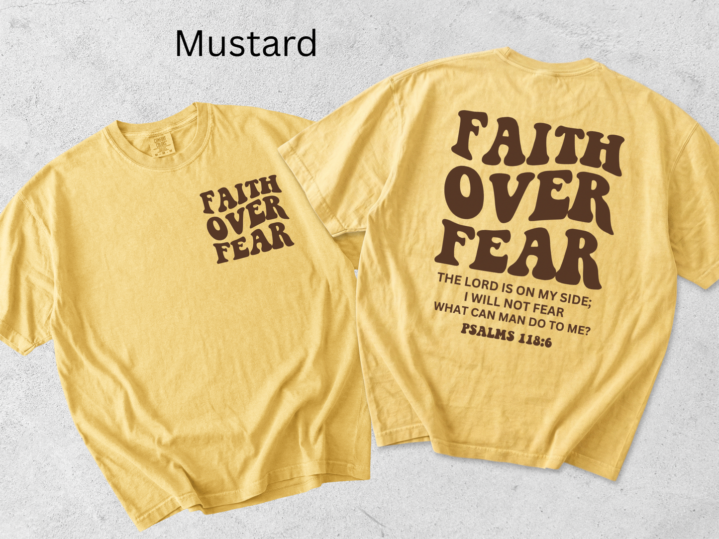 Faith over fear
