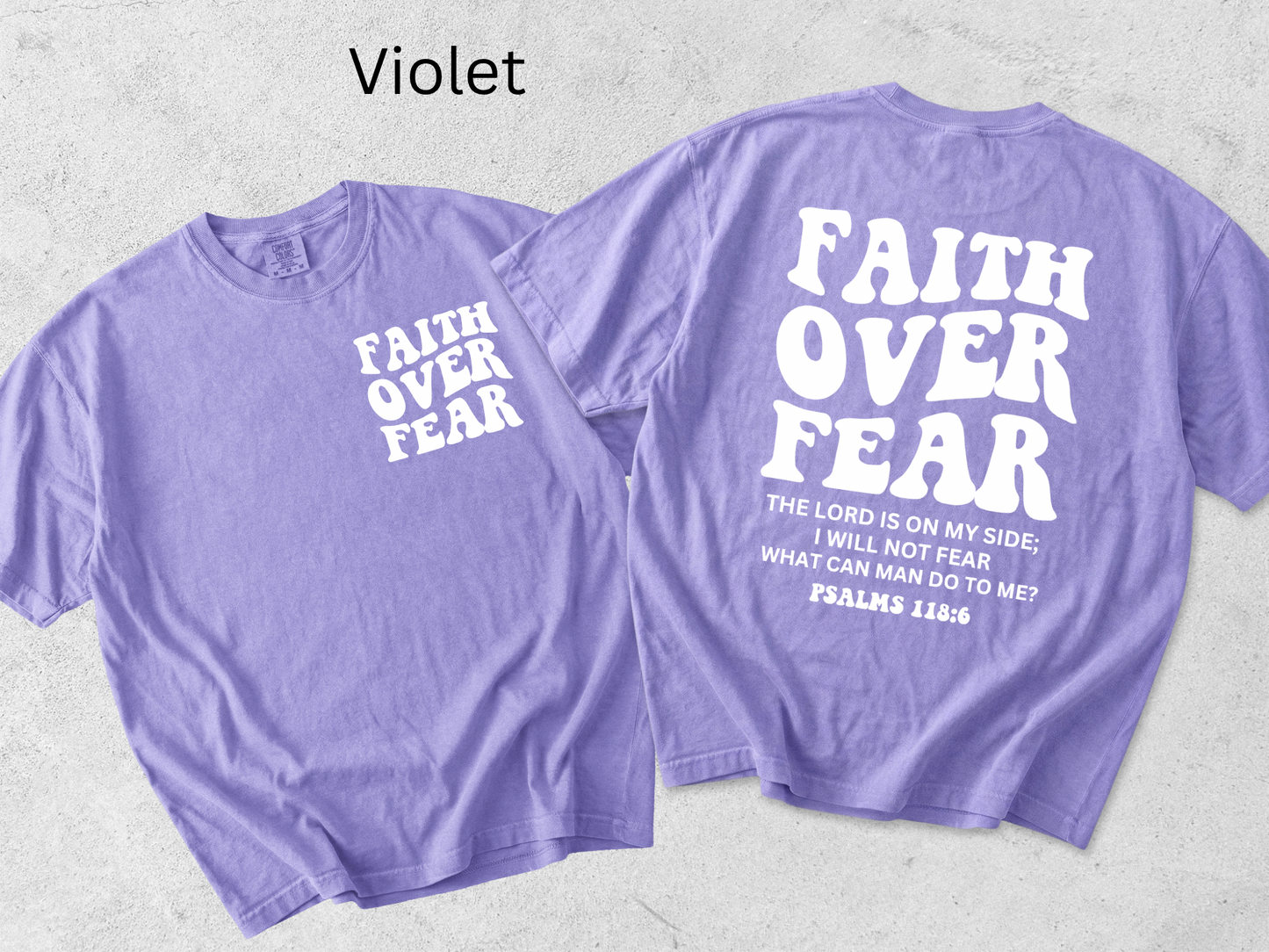Faith over fear