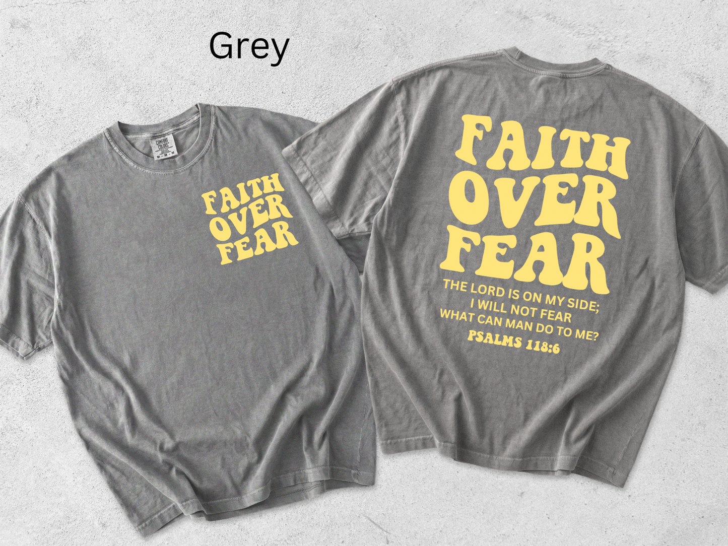 Faith over fear