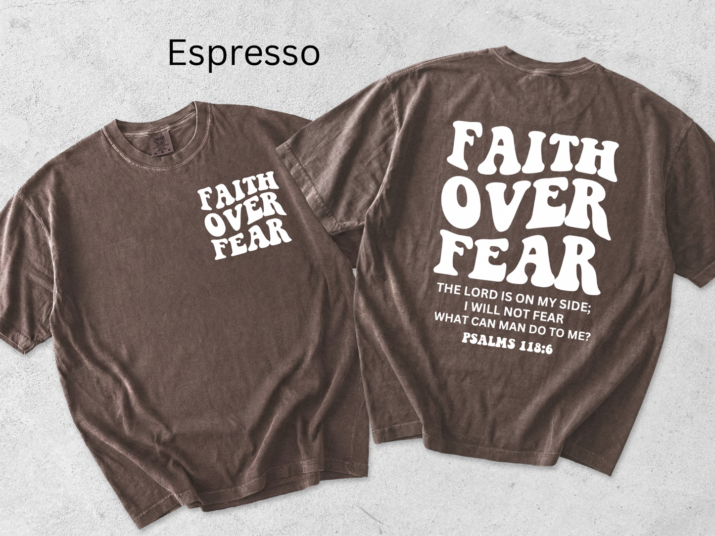 Faith over fear