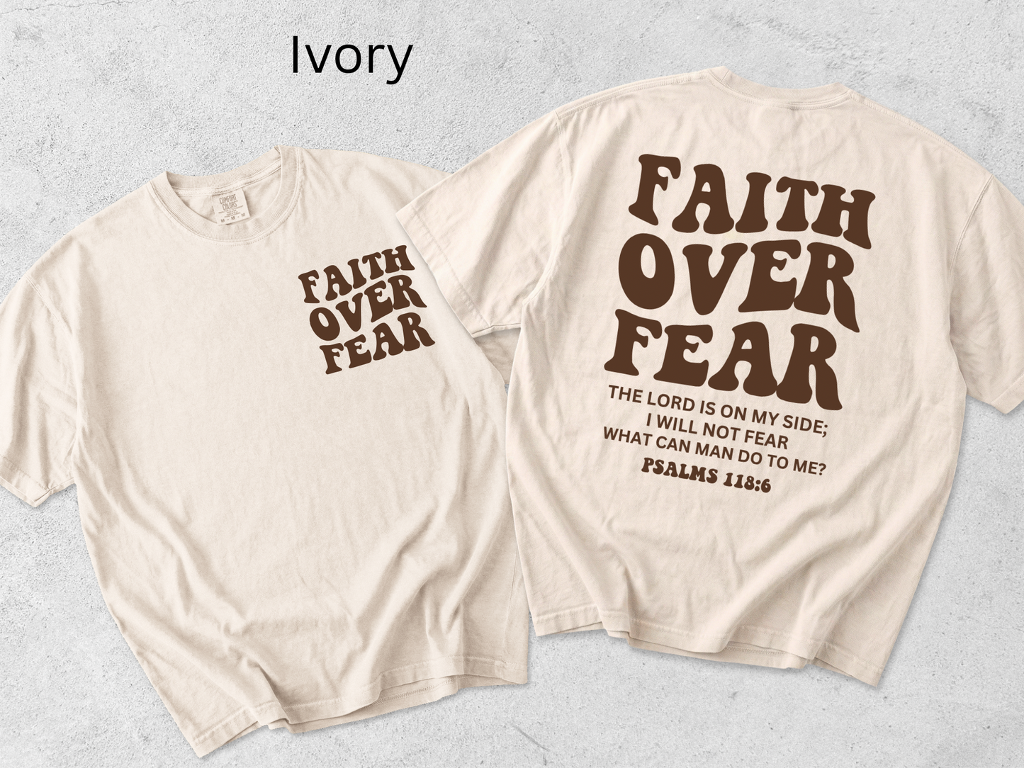 Faith over fear