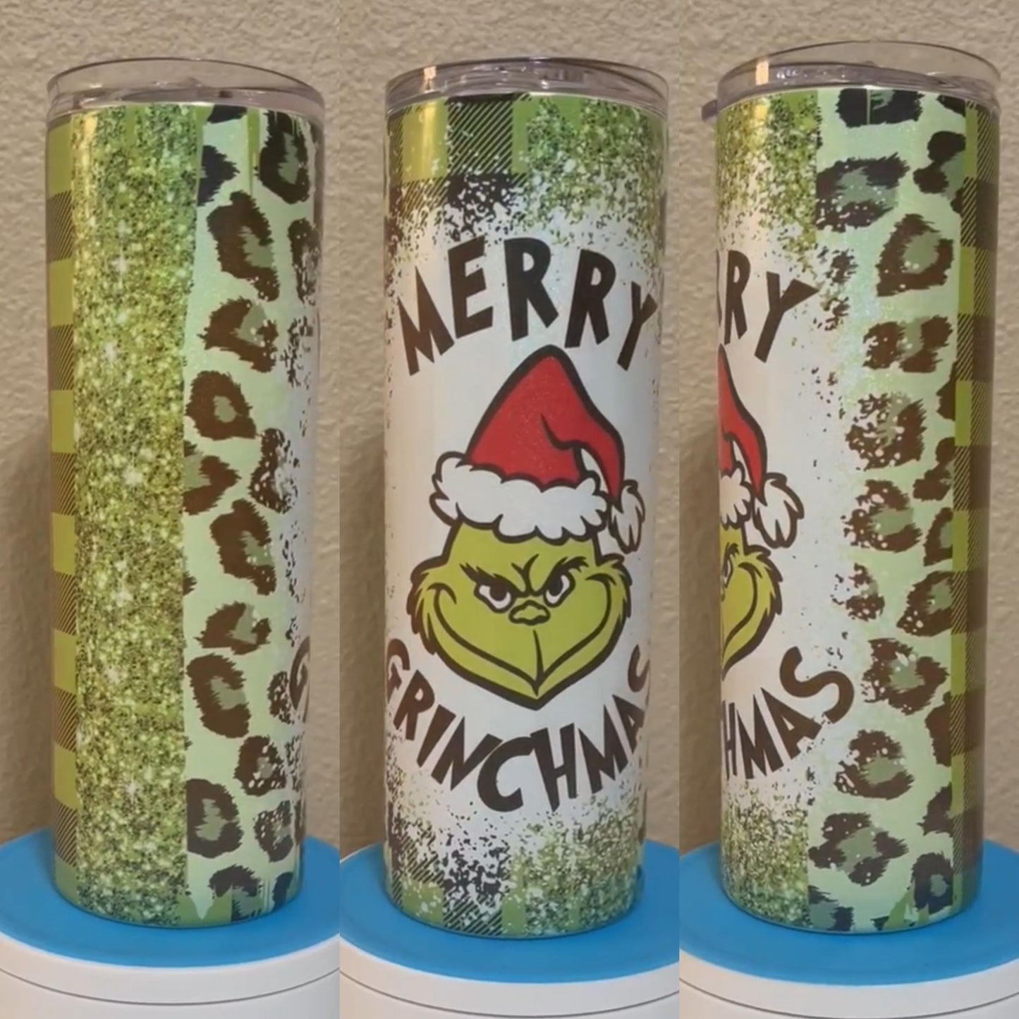 Merry grinchmas tumbler