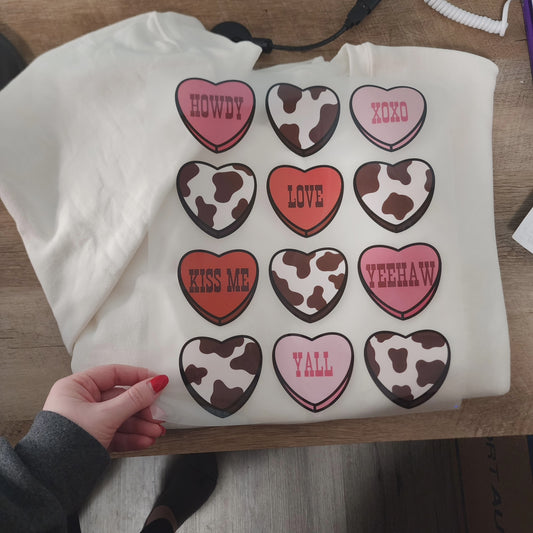 Candy cow hearts