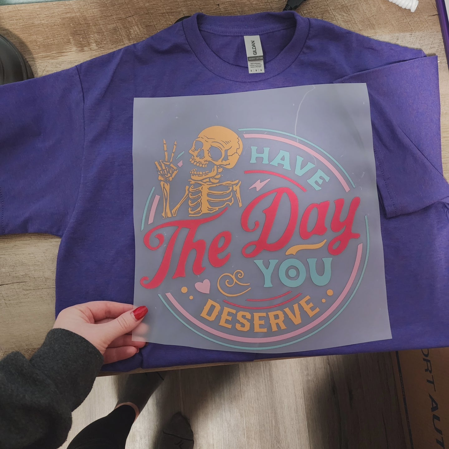 Have the day you deserve t-shirt (color)